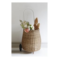 Grand Panier Luggy en rotin - Naturel - Olli Ella