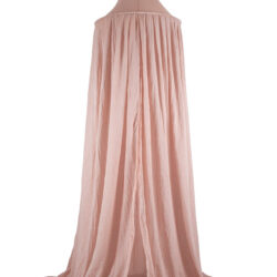Ciel de lit & Moustiquaire vintage - Rose pâle - Jollein