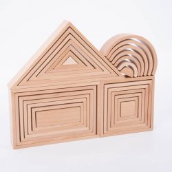 Coffret architecte naturel (28 pièces) - TICKIT - 73492