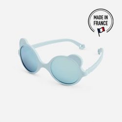 Lunettes de soleil bébé 0-1 an - Ourson Bleu ciel -  KI ET LA