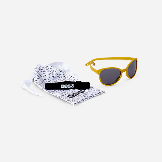Lunettes de soleil bébé 1-2 ans - Wazz Moutarde - KI ET LA – Image 3