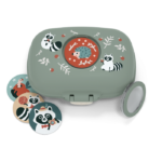 Boîte à goûter - Vert raccoon – MB Gram - Mon bento