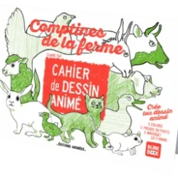 Cahier de dessins animé - Les comptines de la ferme - Editions animés