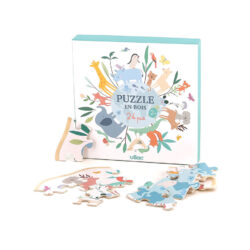 Puzzle en bois – Autour du monde – Sarah Betz – Vilac 7102