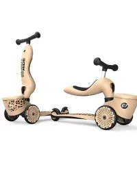 Trottinette 2 en 1 – Lifestyle léopard – 12 mois / 5 ans environ – Scoot and ride