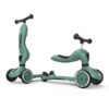 Trottinette 2 en 1 – Vert forêt – 12 mois / 5 ans environ – Scoot and ride