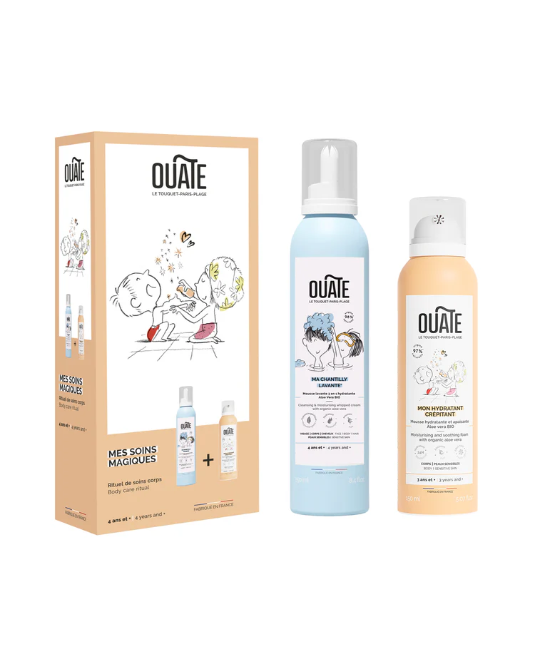 Mes soins magiques – Chanitilly lavante + l’hydratant crépitant – Ouate
