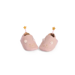 Chaussons en cuir souris rose – La petite école de danse – Moulin Roty