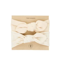 Lot de 2 bandeaux 6-12 mois – Bouquet silhouette – Mrs Ertha