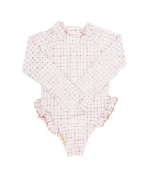 Maillot de bain anti-uv Ariella – Organic squares – Taille au choix – Mrs Ertha