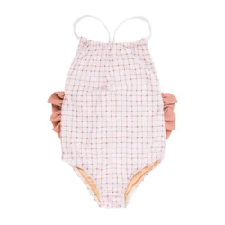 Maillot de bain anti-uv Eloïse – Organic squares – Taille au choix – Mrs Ertha