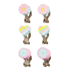 Lot de 3 boucles d’oreilles à clips Geena – Souza !