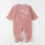 Pyjama en velours brodé – Eléphant – 0 à 6 mois – Noukie’s