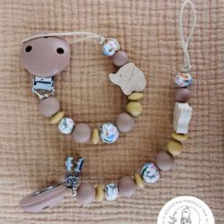 Attache tétine - Eléphant Argan - Toulové