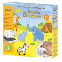 Personnages à tamponner – Ma petite savane – CréaLign’