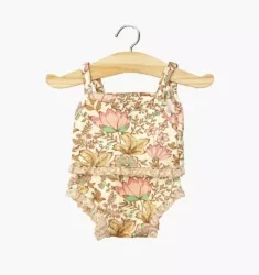 Dessous fille en jersey Indienne rosée et sa dentelle – Minikane