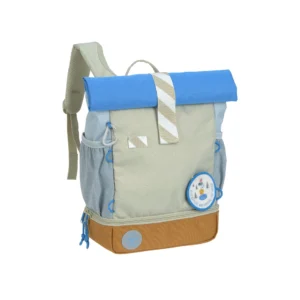 Sac à dos enfant Rolltop maternelle – Sunny Explorer – Vert bleu – Lässig
