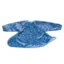 Bavoir imperméable pour plateau manches longues – Fleurs de jardin bleu – Tidy Tot