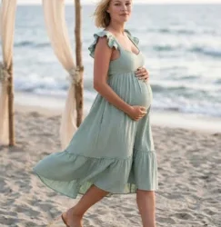 Robe de grossesse et d’allaitement Mélody – Cache Coeur