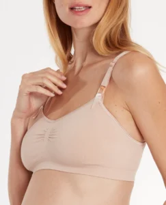 Brassière de grossesse et d’allaitement – Curve nude – Cache Coeur