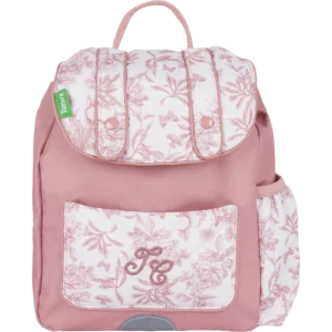 Sac à dos Toile de Jouy – Rose – Maternelle -Tartine et Chocolat – Tann’s