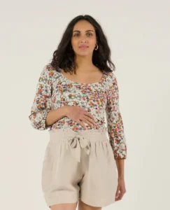 Top de grossesse et d’allaitement Liberty – Cache Coeur