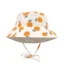 Chapeau anti-UV réversible enfants – Orange sel marin – Lässig
