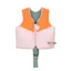 Gilet de natation – Taille au choix – Rose pâle, orange – Lässig