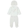 Ensemble en coton – 3 mois – Fleurs – Yatsi