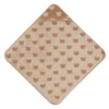 Cape de Bain Éponge 75x75cm – Jacquard – Biscuit – Jollein