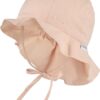 Chapeau avec points 3D et protection de la nuque – Rose – Sterntaler