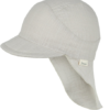 Casquette saharienne cache-nuque en coton – Gris clair – Sterntaler